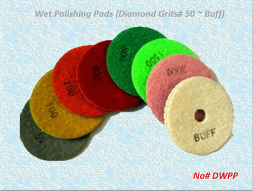 Pistes de polissage humides pour le granit et le marbre (grains de diamants# 50 ~ Buff) fournisseur