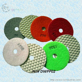 Pads de polissage à sec pour le granit et le béton (grains de diamant# 50 ~ Buff) fournisseur