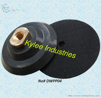 Porteur de coussinets à dos en velours avec fil féminin M14 / Porteur de coussinets de polissage