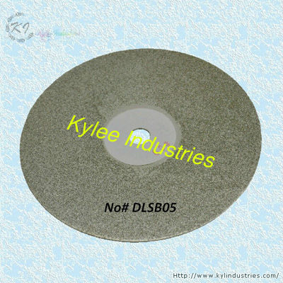 Roue à disque plat enroulée en diamant pour le meulage brut de bijoux en verre et en lapidary